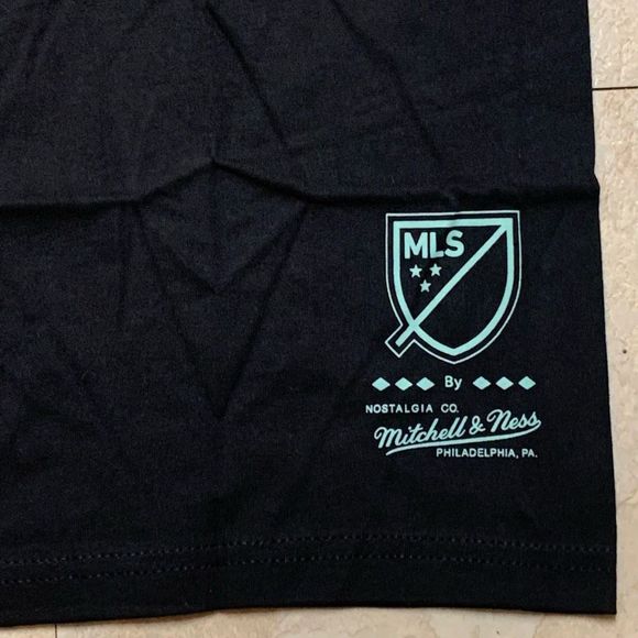 Men's Mitchell & Ness Black Charlotte FC Minted Established T-Shirt Size Large - Picture 5 of 7